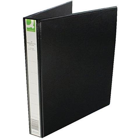 Q Collegare A4 25 Millimetri Presentazione 4d-ring Binder - Nero - Foto 1