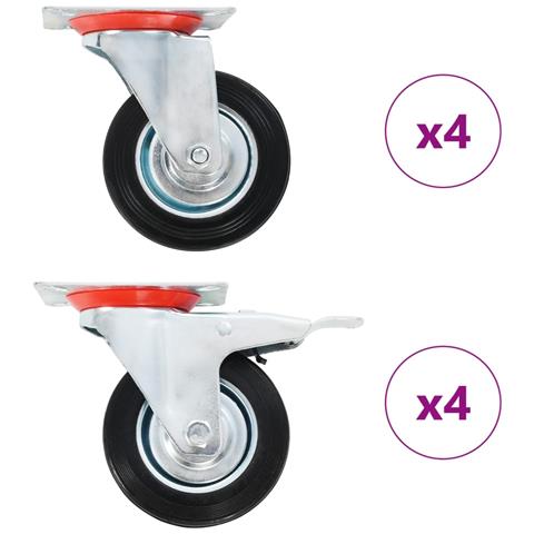 Ruote Girevoli 8 pz 100 mm - Foto 1