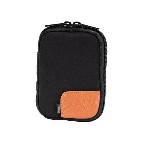 Custodia per Fotocamera Compatta DF 11 in Neoprene Nero Arancione 23643 - Foto 1