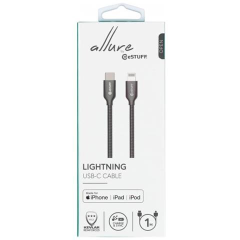 USB-C Lightning Cable MFI 1m - Foto 3