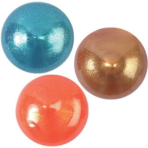 3 Pitture Perlate Slow & Art 30 Ml - Oro-blu-arancio - Foto 1