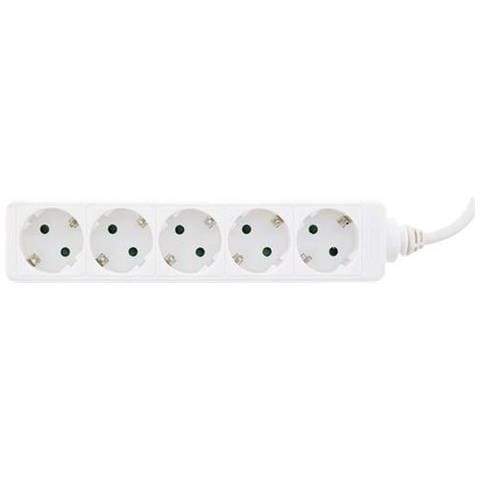 16451f Prolunghe E Multiple 1,5 M 5 Presa (e) Ac Bianco - Foto 1