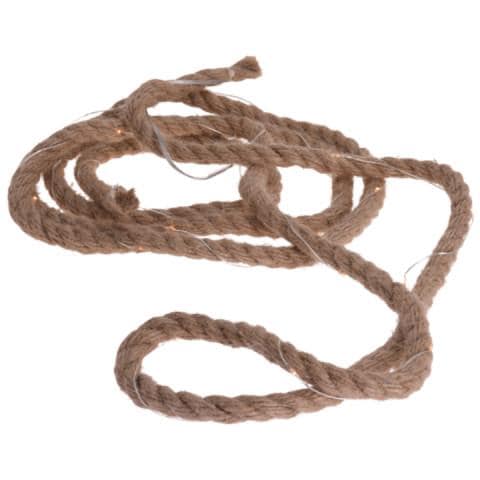 Ghirlanda Di Corda Di Iuta Edm - Stile Bohemien - 30 Micro-leds - 3 M - 71208 - Foto 1