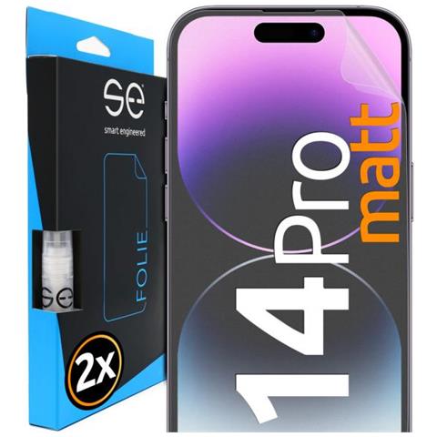 Se0-f0102-0273-22-m Mobile Phone Screen /back Protector Protezione Per Schermo Opaca Apple 2 Pz - Foto 1