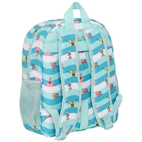 Zaino Scuola Stay Positive Azzurro Bianco (32 X 38 X 12 Cm) - Foto 2