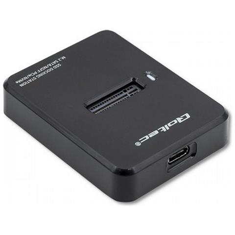 Contenitore di Archiviazione Esterno SSD M. 2 Nero - Foto 1