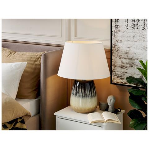 Lampada Da Tavolo Cidra Ceramica Multicolore - Foto 1