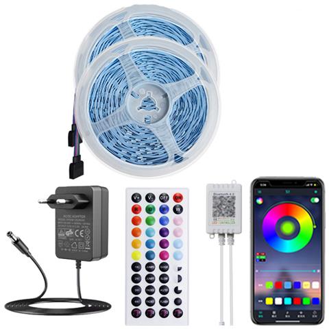 Strisce Led Da 20 M Con Controller Bluetooth, Luci Led Rgb 5050 Da 24 V - Foto 1