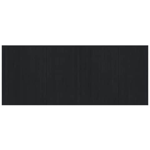 Tappeto Rettangolare Nero 80x200 Cm In Bambù - Foto 2