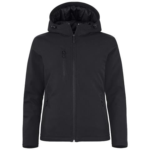 Padded Hoody Softshell Ladies Nero S - Foto 1