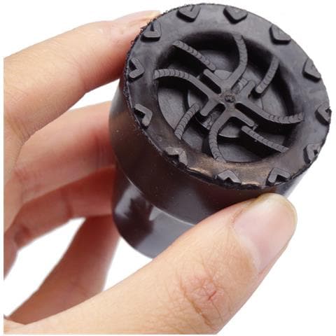 Confezione Da 3 Punte Per Bastoni, Punte Per Stampelle In Gomma Antiscivolo Per Maggiore Sicurezza E Stabilità M - Foto 2