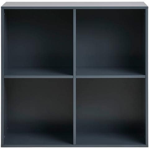 Mensola Horne - Grigio - Mdf - 69x30x69 Cm - Foto 1