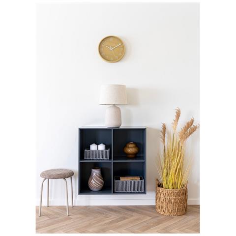 Mensola Horne - Grigio - Mdf - 69x30x69 Cm - Foto 2