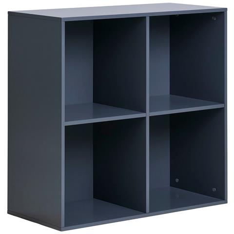 Mensola Horne - Grigio - Mdf - 69x30x69 Cm - Foto 3