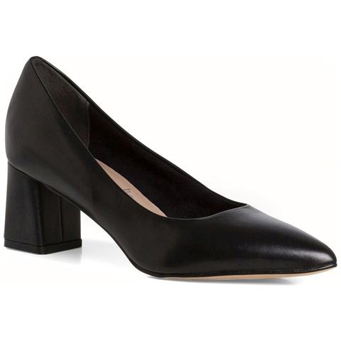 Black Leather Classic Closed Pumps High Scarpe Con Tacco Pelle Scarpe Donna Nero Eu 36, 1-22435-41 003 - Foto 1