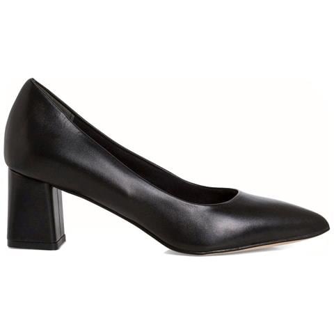 Black Leather Classic Closed Pumps High Scarpe Con Tacco Pelle Scarpe Donna Nero Eu 36, 1-22435-41 003 - Foto 2