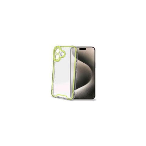 Apple Iphone 16 Plus Custodia In Tpu Trasparente Con Bordi Gialli Che Si Illuminano Al Buio - Foto 1