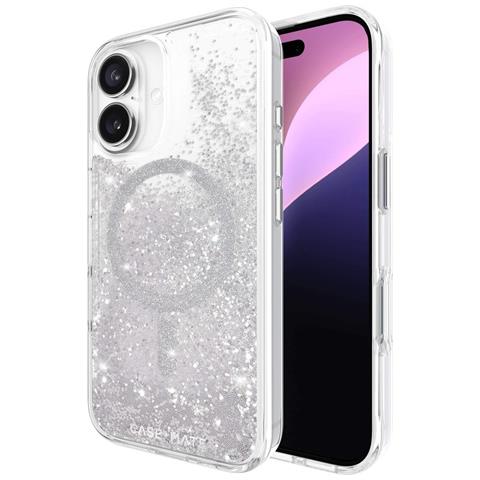 Custodia Glitterata per iPhone 16 Compatibile con MagSafe - Foto 1