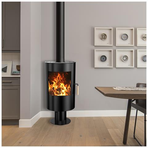 Stufa A Legna Con Supporto 8,2 Kw - Foto 2