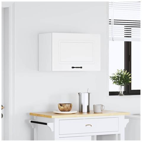 Pensile Da Cucina Kalmar Bianco In Legno Multistrato - Foto 3