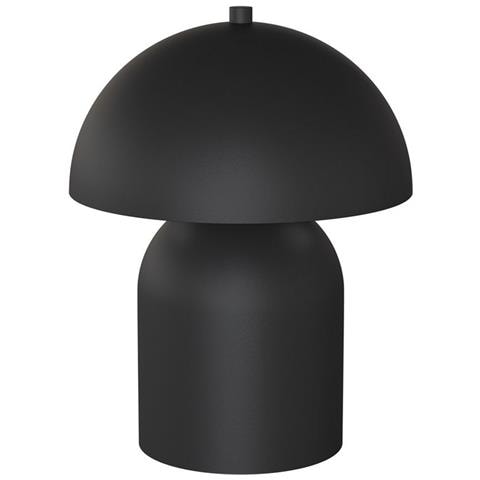 Lampada Da Tavolo Mush In Acciaio Nero Opaco - Foto 1