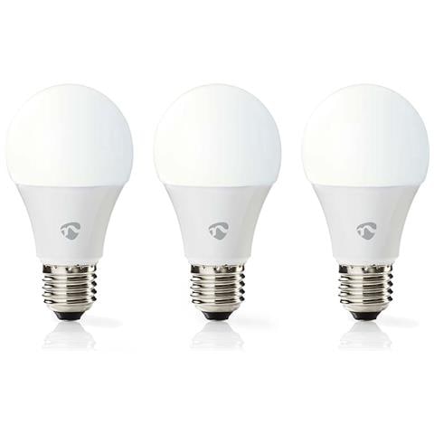 Confezione Da 3 Lampadine A Forma Di Candela In Plastica Led Wi-fi 9w 806lm E27, Bianco - Foto 1