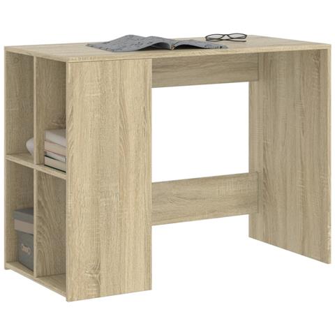 Lusso Casadino -  Scrivania Rovere Sonoma 102x50x75 Cm In Legno Multistrato - Foto 2