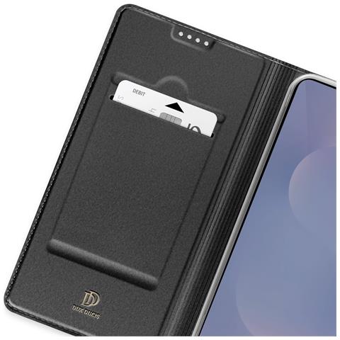 Custodia Per Samsung Galaxy S25 Edge Con Supporto Pieghevole Per Video, Nero - Foto 2