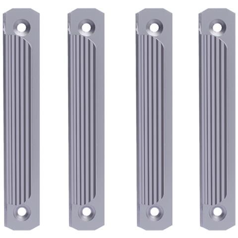 4 Maniglie Per Mobili - Montaggio Superficiale Grey - Foto 1