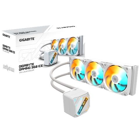GAMING 360 ICE Raffreddamento Liquido per CPU - 3x120 mm Ventole ARGB, Meccanismo di bloccaggio a scorrimento, DAISY-CHAIN, Compatibile con Intel LGA 1851 e AMD AM5 - Foto 2