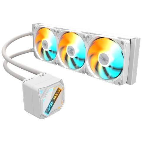 GAMING 360 ICE Raffreddamento Liquido per CPU - 3x120 mm Ventole ARGB, Meccanismo di bloccaggio a scorrimento, DAISY-CHAIN, Compatibile con Intel LGA 1851 e AMD AM5 - Foto 1