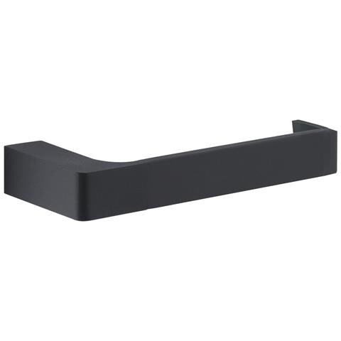 Portarotolo Da Muro In Ottone E Cromall Pi24 Serie Pirenei Nero Opaco - Foto 1