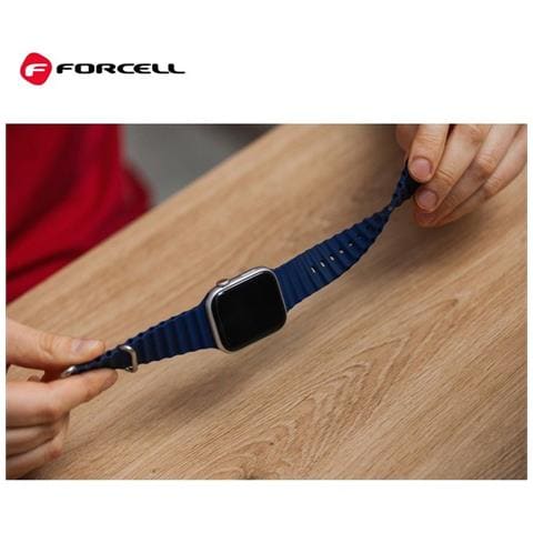 Cinturino Fa12 Silicone Per Apple Watch 1-2-3-4-5-6-7-8-9 Se Ultra 42-44-45-49mm Orange - Foto 2