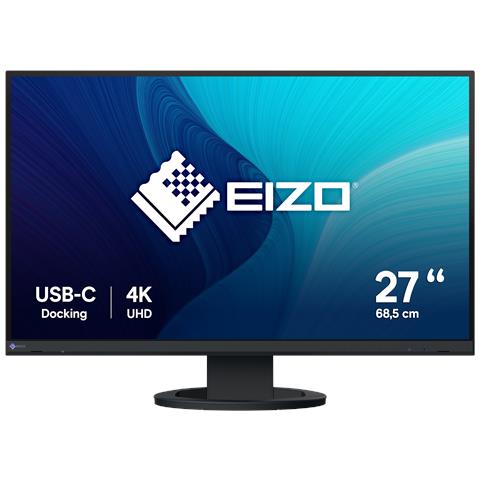 Monitor 27" IPS Flat EV2740S-BK 4K Ultra HD Tempo di risposta 6 ms - Foto 1