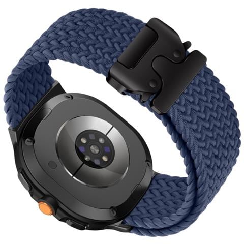 Cinturino Elastico Intrecciato In Nylon Da 40/44 Mm Con Fibbia A Paracadute Compatibile Con Samsung Galaxy Watch 8 Classic Blue - Foto 4