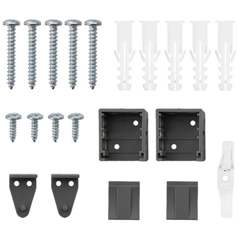 Tenda per Finestra con tende Manuale Grigio scuro Alluminio - Foto 9