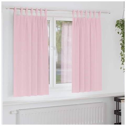 Tende con tende 2 pcs Rosa Baby Poliestere - Foto 2