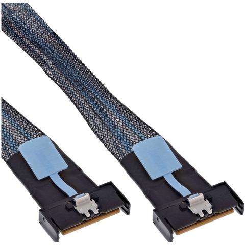 27661B cavo Serial Attached SCSI (SAS) 0,75 m 24 Gbit /s Nero, Blu, Grigio - Foto 1