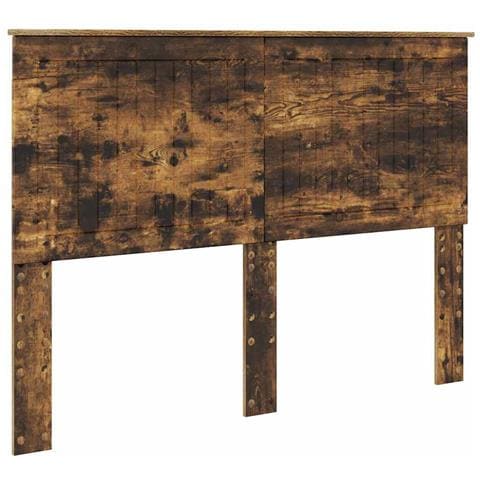 Testiera con testiera Rovere fumé 140 cm Legno multistrato - Foto 1
