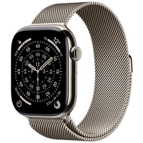 Watch Series 11 GPS + Cellular 46mm Cassa Titanio con Loop Milanese Naturale S /M - Foto 1