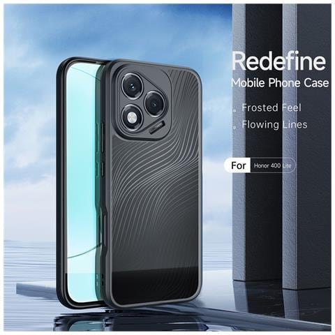 Cover per 400 Lite 5G - TPU+PC, Nero - Foto 4