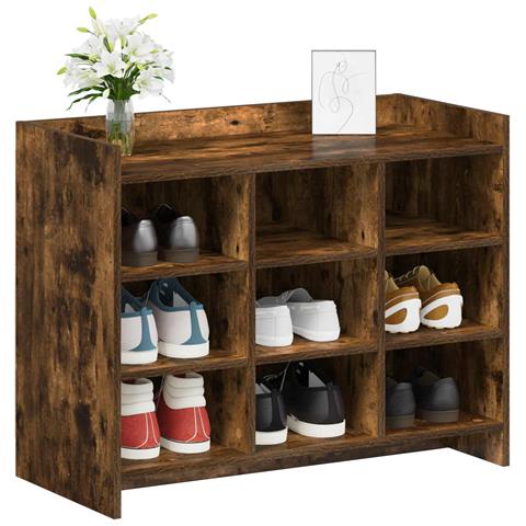 Mobile per scarpe Rovere Fumo 85 x 39,5 x 70 cm - Foto 2