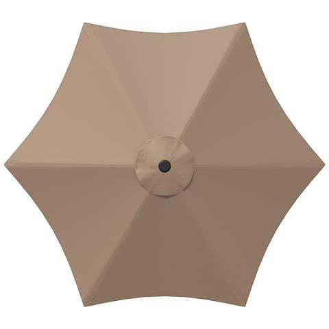 Parasol da Giardino con Luci LED 300 x 300 cm Poliestere - Foto 2