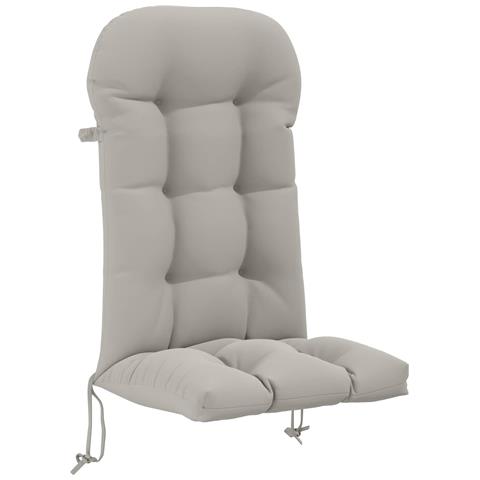 Cuscino per Lounger Sole PUTTEN 100% Poliestere Grigio - Foto 1