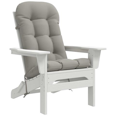 Cuscino per Lounger Sole PUTTEN 100% Poliestere Grigio - Foto 2