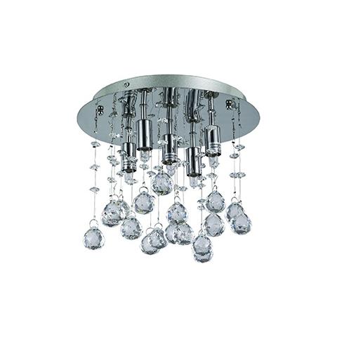 16400 Lampada Da Soffitto Moonlight Pl5 Cromo Max 5 X 40w G9 - 240v - Foto 2