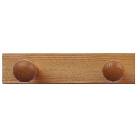 19940666 Portabito in legno a 2 posti - naturale - Foto 1