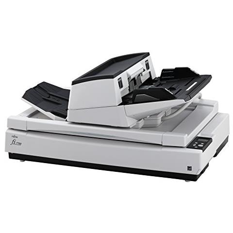fi-7700 600 x 600 DPI Flatbed & ADF scanner Nero, Bianco A3 - Foto 1