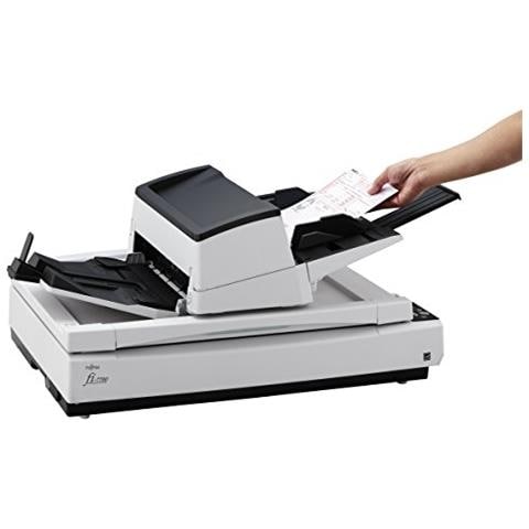fi-7700 600 x 600 DPI Flatbed & ADF scanner Nero, Bianco A3 - Foto 2