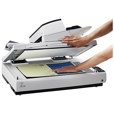 fi-7700 600 x 600 DPI Flatbed & ADF scanner Nero, Bianco A3 - Foto 2